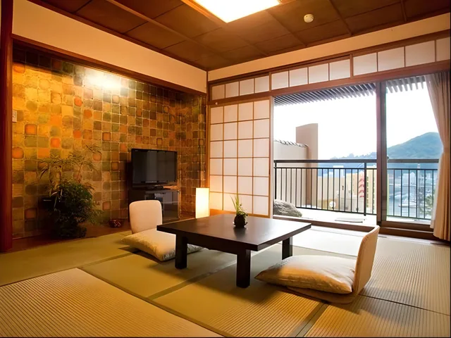 غرفة يابانية قياسية، Atami Onsen Yuyado Ichibanchi 1/1