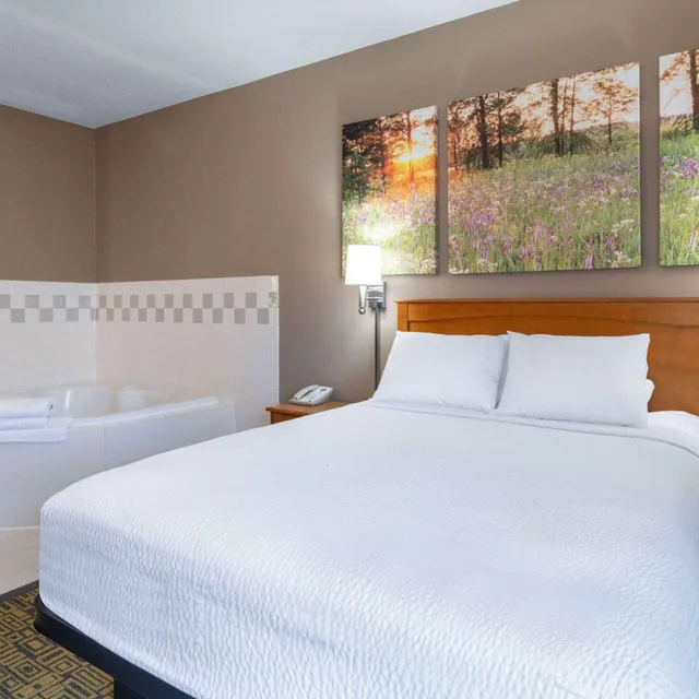 جناح بسرير كوين بجاكوزي، Days Inn & Suites by Wyndham Madison 1/8