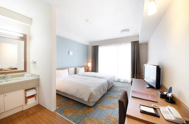غرفة بسريرين منفصلين تُحدَّد حسب التوفر، Vessel Hotel Campana Okinawa 1/1