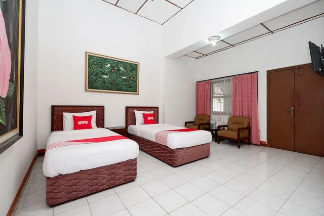 غرفة ديلوكس بسريرين منفصلين، Super OYO Capital O 1644 Hotel Griya Kencana 4/10