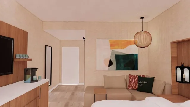 غرفة بسرير مزدوج لذوي الإعاقة، The Eddy Hotel Tucson Tapestry Collection by Hilton 1/2