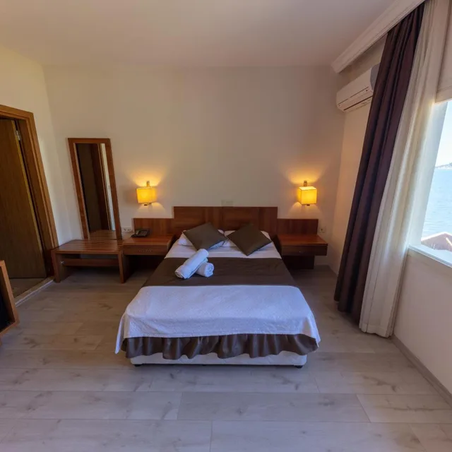 غرفة سوبيريور بسرير مزدوج بإطلالة على البحر، Melis Otel 8/10