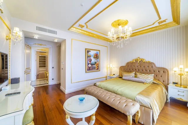 فيلا بريميوم بسريرين منفصلين وسريرين كينج بإطلالة على البحر بـ4 غرف نوم بمسبح خاص، The Plaza Bodrum 10/10