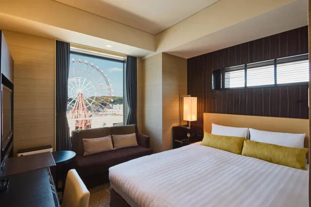 غرفة ركنية بسرير مزدوج للمدخنين، Solaria Nishitetsu Hotel Kagoshima 2/6