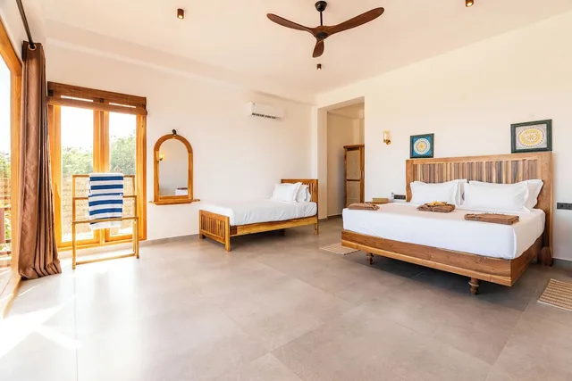 جناح استوديو ديلوكس بسرير كينج وسرير فردي بإطلالة على البحر، Ananthaya Beach 4/10