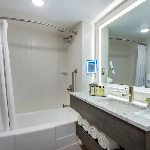 غرفة ديلوكس بسرير كوين، InterContinental Saint Paul Riverfront 2/2
