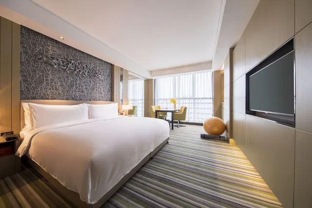 غرفة تنفيذية بسرير كينج، The Qube Hotel Xuzhou East 3/7