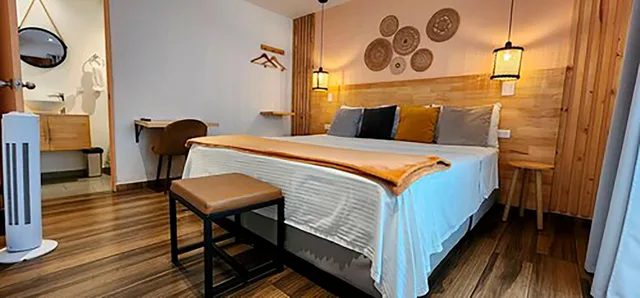 غرفة سوبيريور بسرير مزدوج بشرفة، La Martina Boutique Hotel 2/5