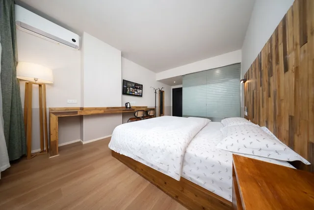 غرفة كومفورت بسرير كوين، Hotel Chengdu Bang Bar&Hostel 3/7