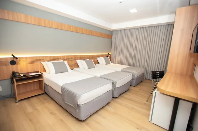 غرفة تنفيذية ثلاثية بسريرين منفصلين وثلاثة أسرّة، Delcas Hotel 1/4