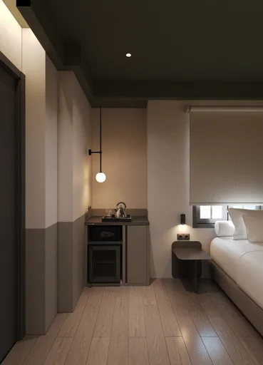 غرفة بسريرين منفصلين بإطلالة على المدينة، PureJoy Hotel Saigon - Premium 1/4