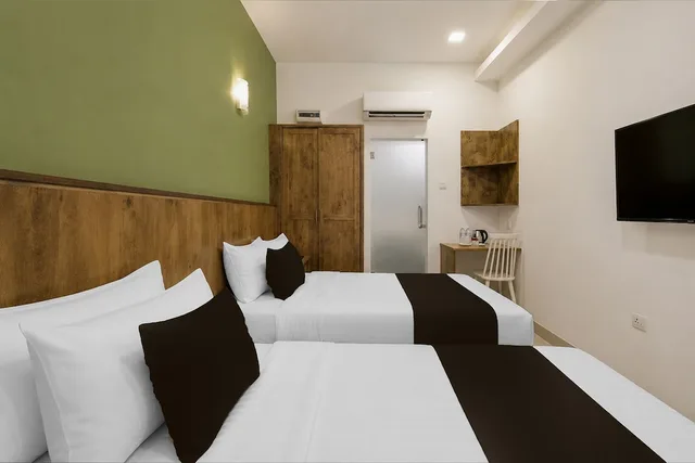 غرفة ديلوكس بسريرين منفصلين، Swiss Heritage Boutique Hotel Jonker Street Melaka 2/6