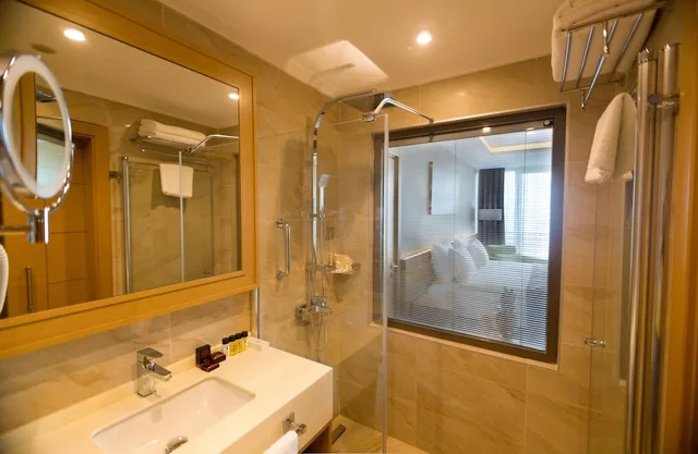 غرفة بسرير مزدوج لذوي الإعاقة، Ramada By Wyndham Bursa Cekirge Thermal And Spa 6/6