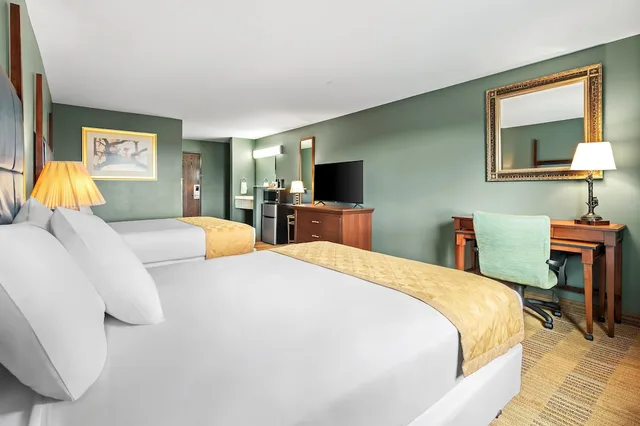 غرفة ديلوكس بسريرين كوين، Americas Best Value Inn Somerville, TX 1/10