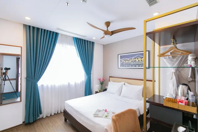 غرفة سوبيريور بسرير كوين بإطلالة على المدينة، Ritzy Boutique Hotel Da Nang 5/10