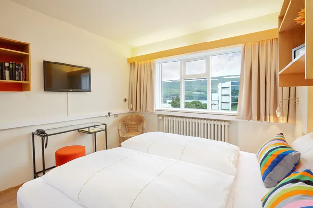 غرفة بسريرين منفصلين بحمام خاص، Hotel Edda Akureyri 2/3