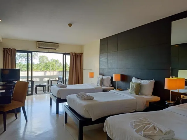 غرفة ديلوكس ثلاثية بشرفة، Amarin Samui Hotel 1/2