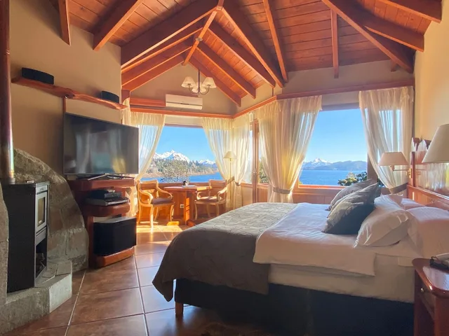 جناح ديلوكس بسرير كينج، Charming Luxury Lodge and Private Spa 2/3