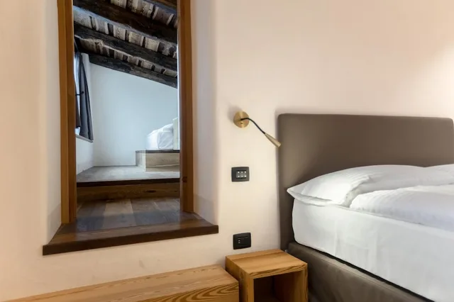 غرفة عائلية بسرير كوين مع أريكة، Curt di Clement Eco Mobility Hotel 3/6