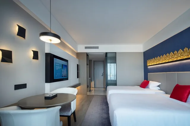غرفة ديلوكس بسريرين منفصلين، Tian Yi International Hotel 3/10