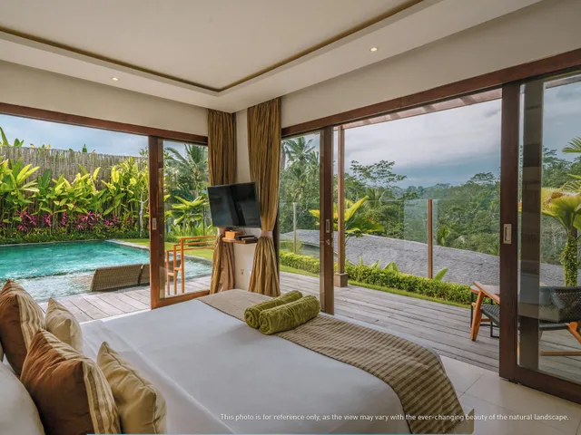 2 Bedrooms, Pool, Luxury, Villa, 2 King Beds, Jungle View، K Club Ubud 6/9