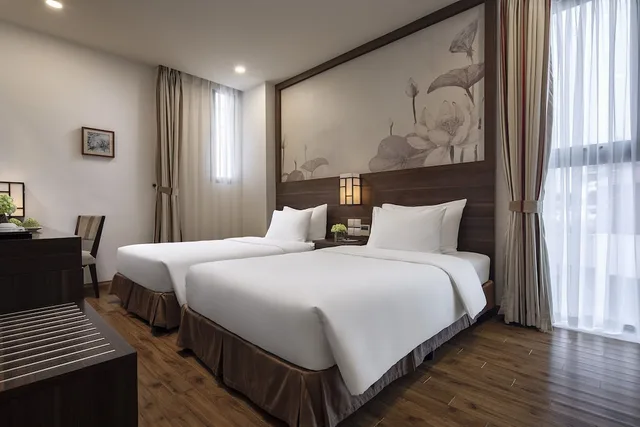 غرفة ديلوكس بسريرين منفصلين، Authentic Hanoi Boutique Hotel 10/10