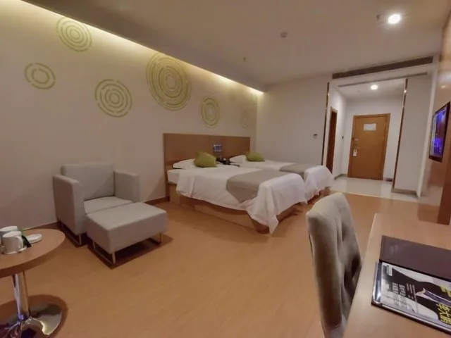 غرفة بزنس بسريرين منفصلين، GreenTree Inn (Qichun Ouyada Square) 2/3