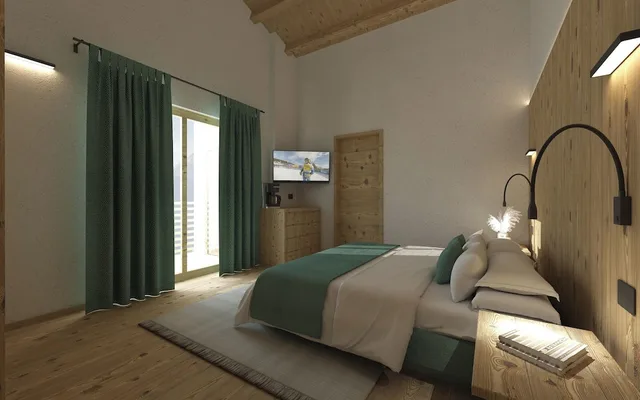 غرفة ديلوكس بسرير كوين، Hotel Gran Fanes 4/7