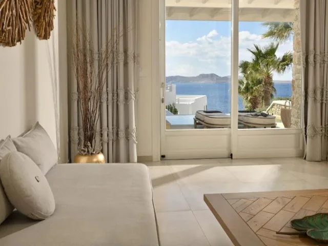 جناح بسرير كوين مع أريكة بمسبح خاص، Anax Resort and Spa 6/9