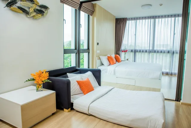 غرفة ديلوكس ثلاثية بسرير كوين وسرير فردي، Connext Residence 4/10