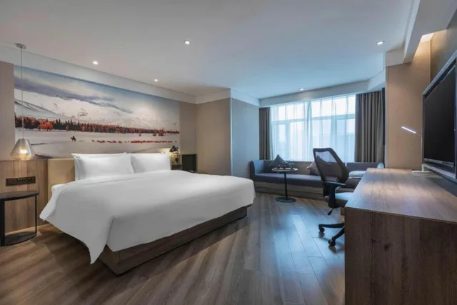 غرفة بسريرين منفصلين، Atour Hotel Urumqi People's Cinema 2/3
