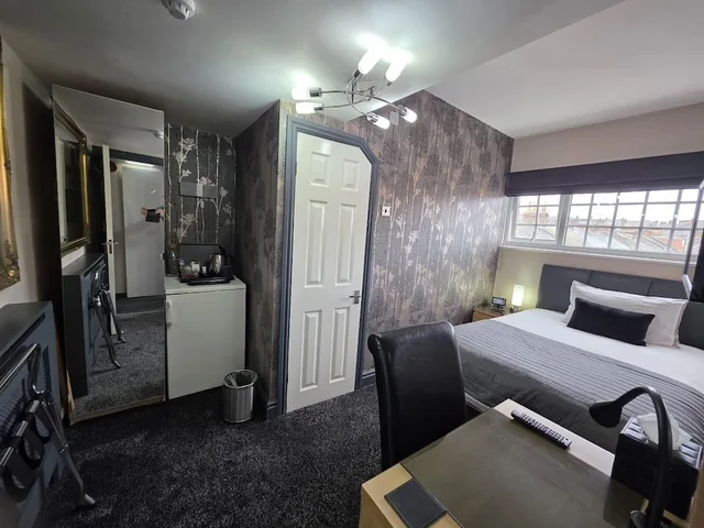 غرفة تنفيذية مفردة بسرير مزدوج، Beechwood Guest House 3/9