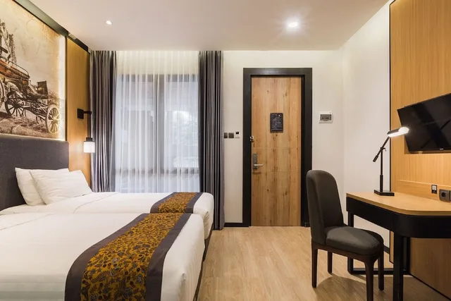 غرفة تنفيذية بسريرين منفصلين، Allura Azana Resort Tawangmangu 1/8