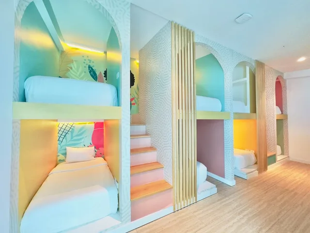 سكن مشترك مختلط قياسي بثمانية أسرّة، The Nomadic Design Hostel 6/6