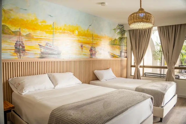 غرفة بسريرين منفصلين، Casana Rosa Hotel 3/8
