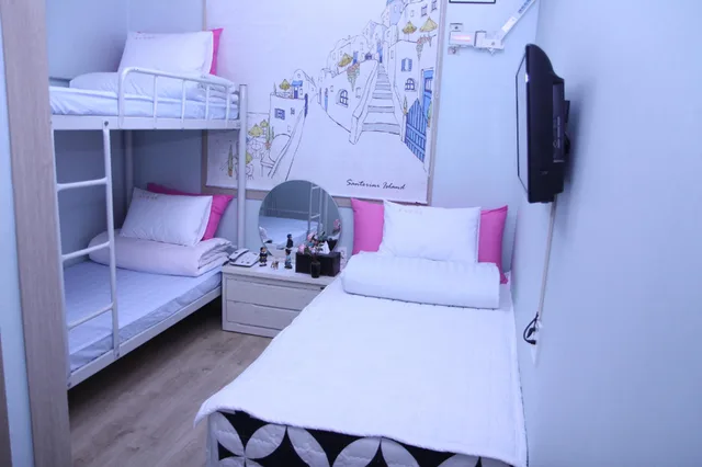 غرفة ثلاثية بسرير بطابقين وسرير فردي، Hostel Dahyun 5/5