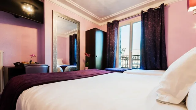 غرفة ثلاثية بسرير مزدوج وسرير فردي، HOTEL D ALSACE 3/9