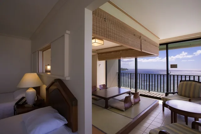 Japanese, Suite, Twin Beds, 3 Futon Beds, Ocean Front, Beach Tower، Guam Reef Olive Spa Resort 6/7