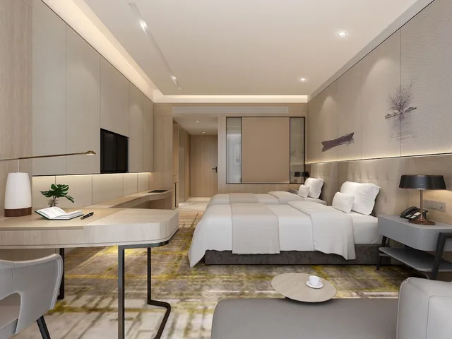 غرفة بزنس بسريرين منفصلين، Metropark Hotel Hongqiao Shanghai 2/2