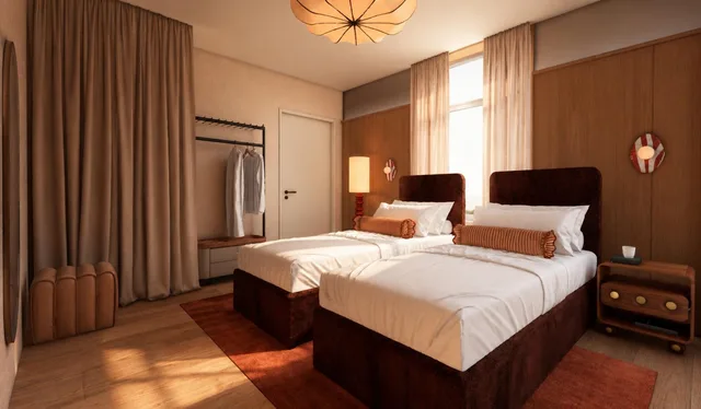 غرفة كومفورت بسريرين منفصلين، France Hotel Amsterdam 4/7