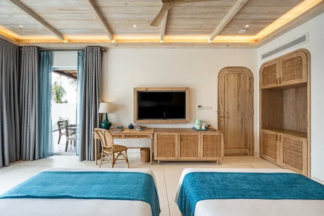2 Bedrooms, Stelia, Residence, King and Twin Beds, Ocean View, Private Pool، Stelia Beach Resort 4/6