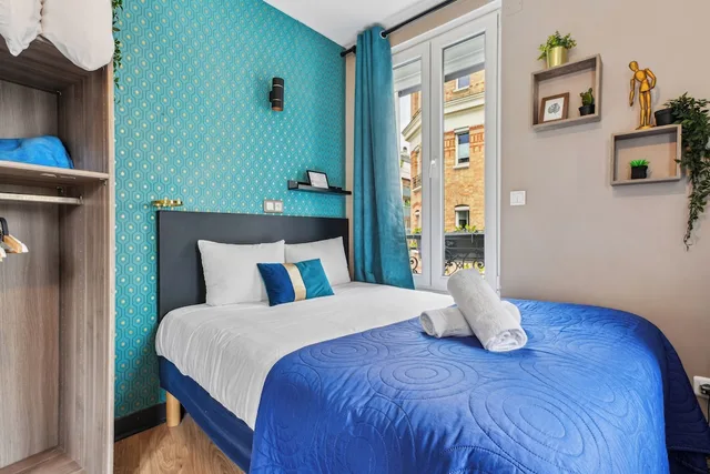 استوديو بسرير مزدوج بإطلالة على المدينة، RESIDENCE AURMAT 3/8