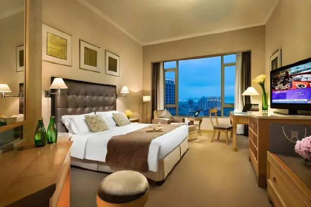 غرفة بريميير ديلوكس بسرير كينج، Shantou Junhua Haiyi Hotel 3/4