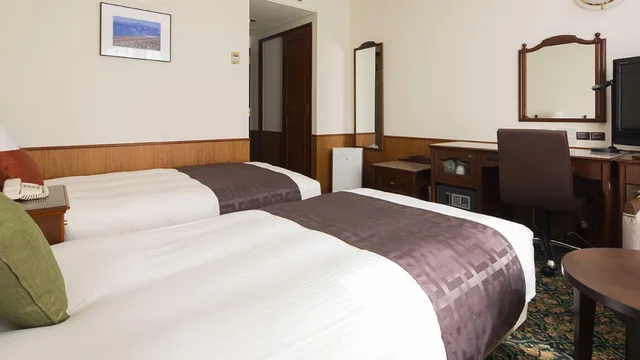 غرفة قياسية بسريرين للمدخنين، Premier Hotel Cabin Obihiro 1/1