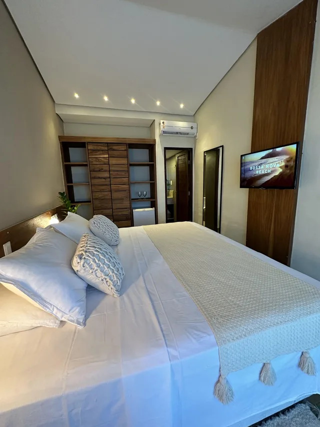 غرفة قياسية بسرير مزدوج بإطلالة على البحر، Hotel Da Pipa 4/10