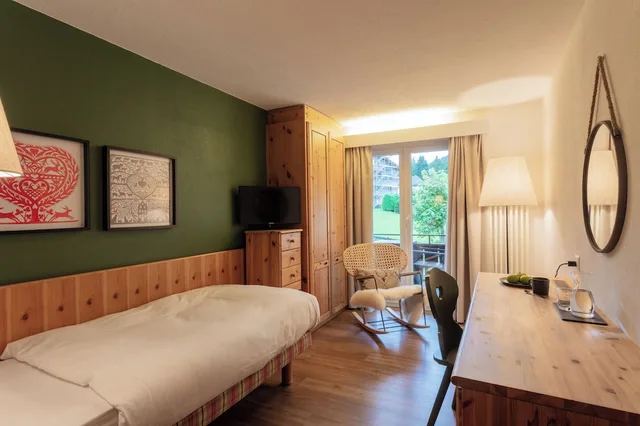 غرفة قياسية مفردة بسرير فردي، Hotel Sport Klosters 2/7