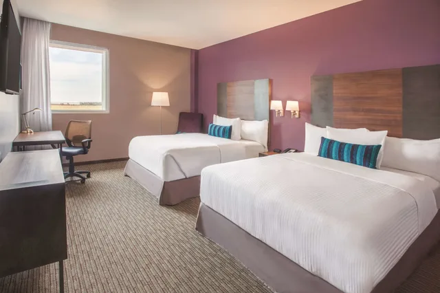 غرفة بسريرين كوين، La Quinta by Wyndham Aguascalientes 3/4