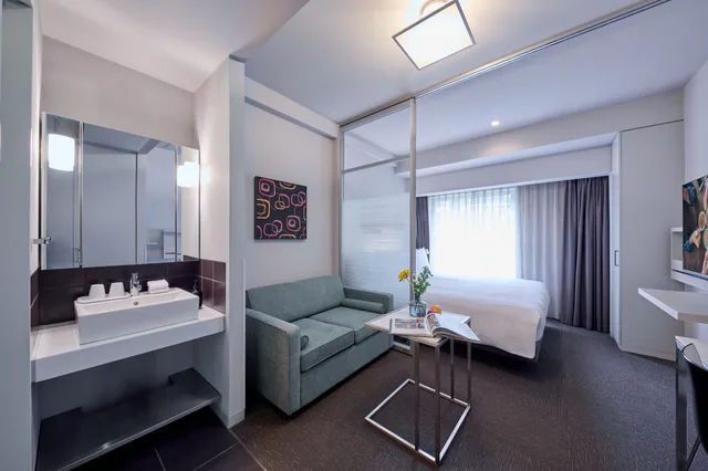 غرفة تنفيذية مفردة بسرير مزدوج، Citadines Shinjuku 4/5