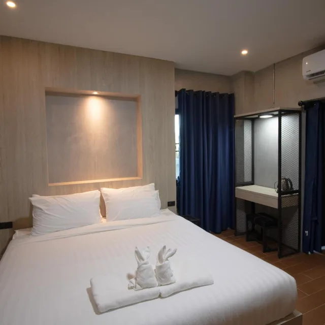 غرفة قياسية بسرير مزدوج، Rabbit Hotel Phimai 1/10