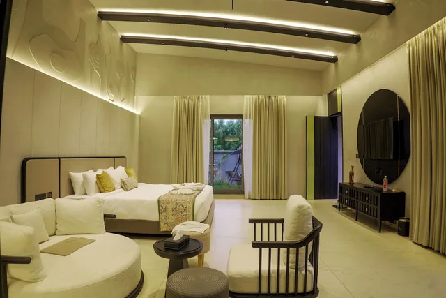 فيلا رئاسية بسرير كوين مع أريكة، Sun Hotel & Resort 3/4